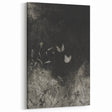 Grunge Aesthetic Art: Dark Butterfly Grunge Wall Art on Canvas