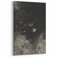 Grunge Aesthetic Art: Dark Butterfly Grunge Wall Art on Canvas