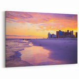 Coney Island Sunset Beach View - New York Coastal Wall Art Photography