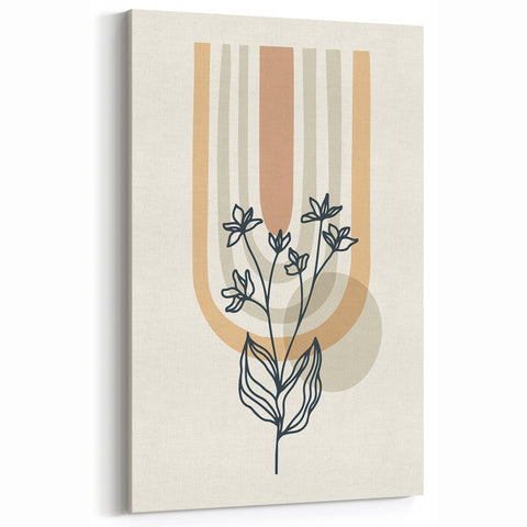Bohemian Wall Art - Nature-Inspired Boho Decor Canvas for Modern Homes