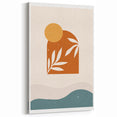 Bohemian Wall Art - Sunset-Inspired Boho Decor Canvas for Serene Spaces