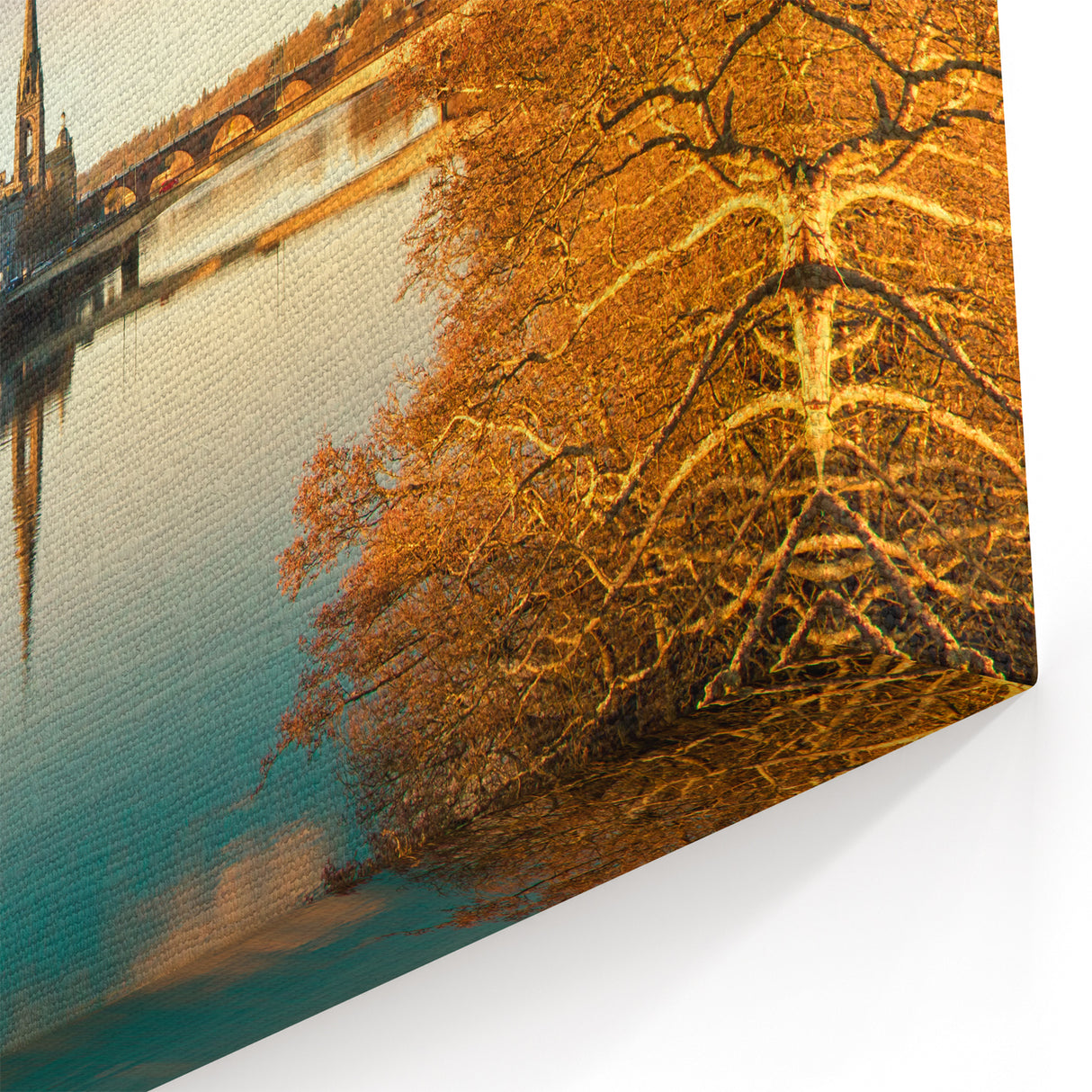 Scenic Scotland Prints - Riverside View of Historic Perth