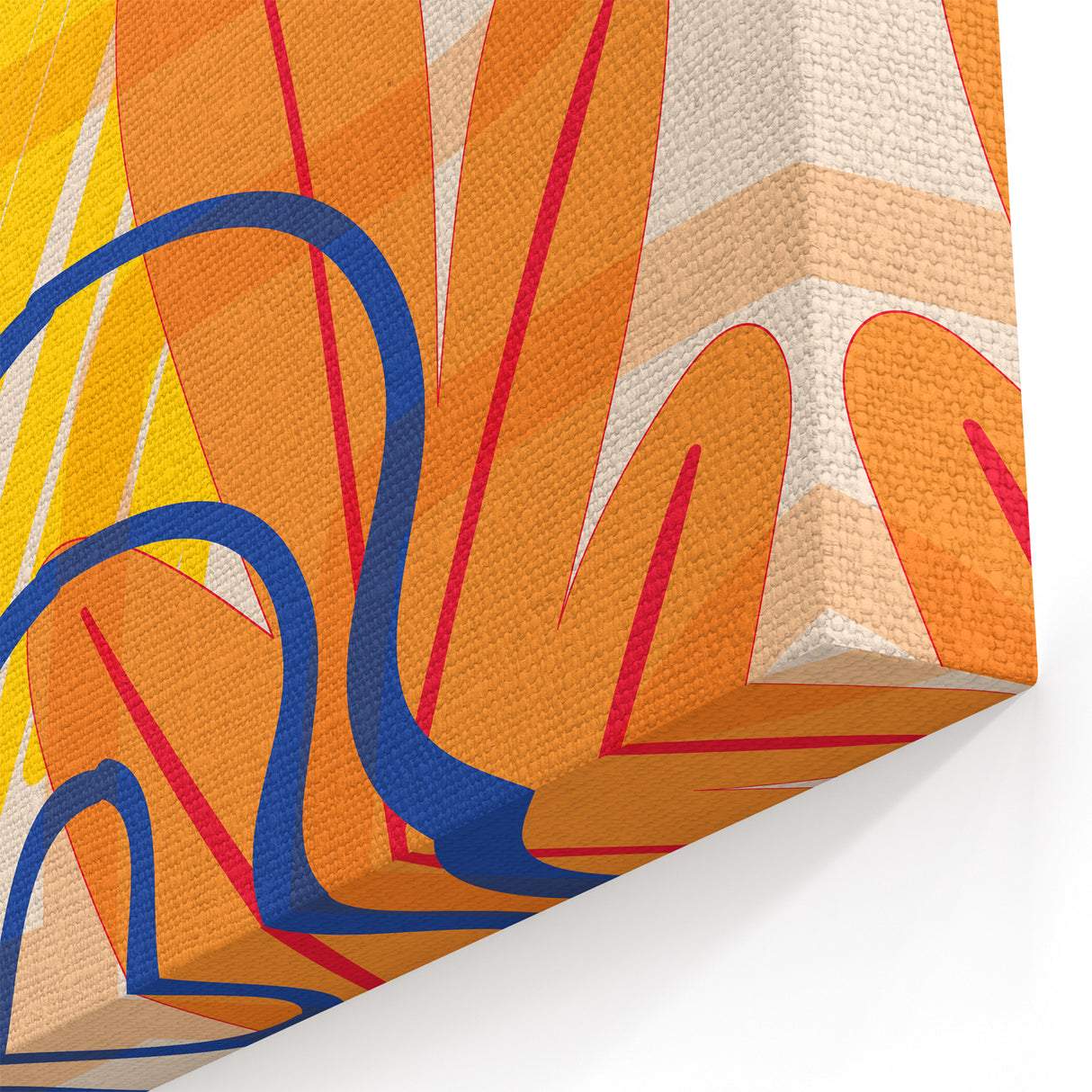 Boho Chic Wall Art - Vibrant Eclectic Bohemian Canvas for Bold Spaces