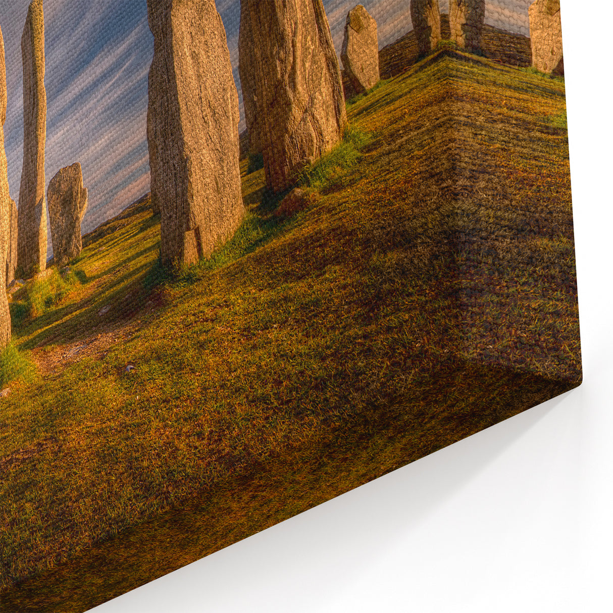 Scottish Landscape Art - Standing Stones of Callanish at Dusk