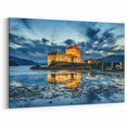 Scotland Canvas Art - Eilean Donan Castle at Twilight