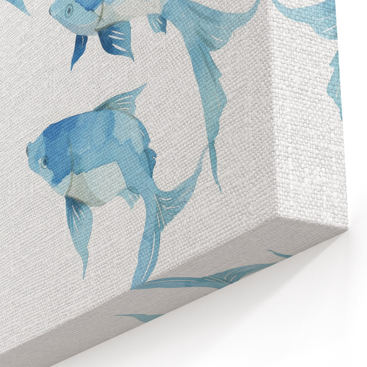 Watercolor Fish Coastal Wall Art – Ocean-Themed Nautical Print