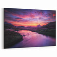 Scenic Scotland Prints - Vibrant Sunset Over Scottish Highlands