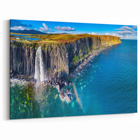 Scotland Wall Art - Kilt Rock and Mealt Falls on the Isle of Skye