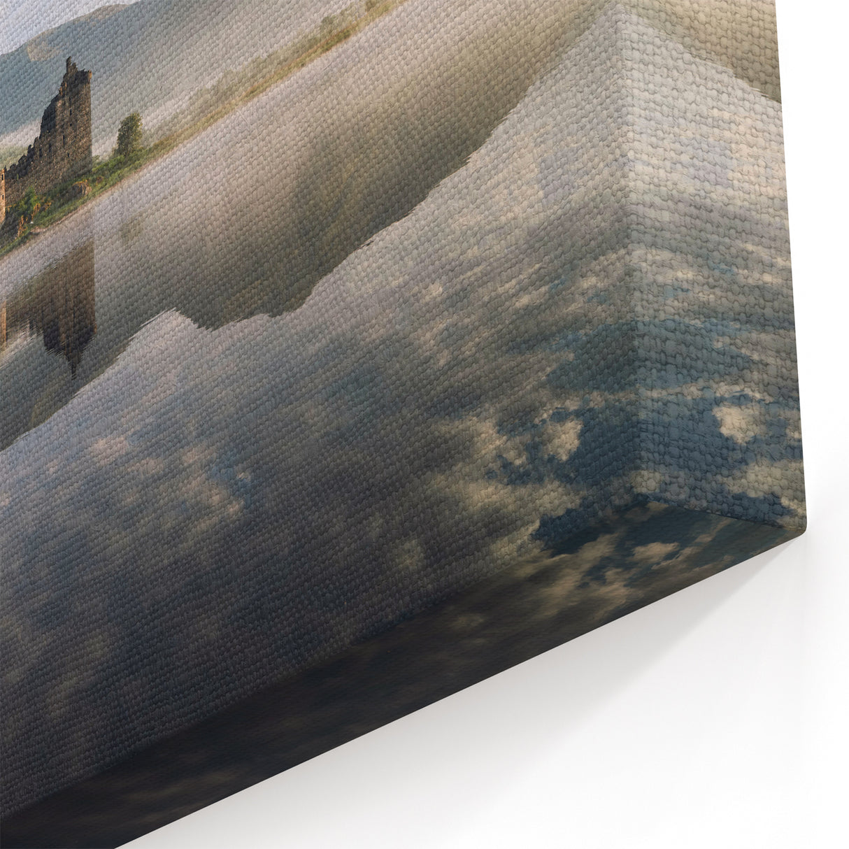 Scotland Wall Art – Scenic Reflection of Kilchurn Castle and Highlands