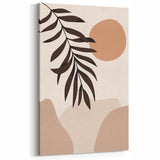 Bohemian Wall Art | Eclectic Boho Decor Canvas | Natural Earthy Print
