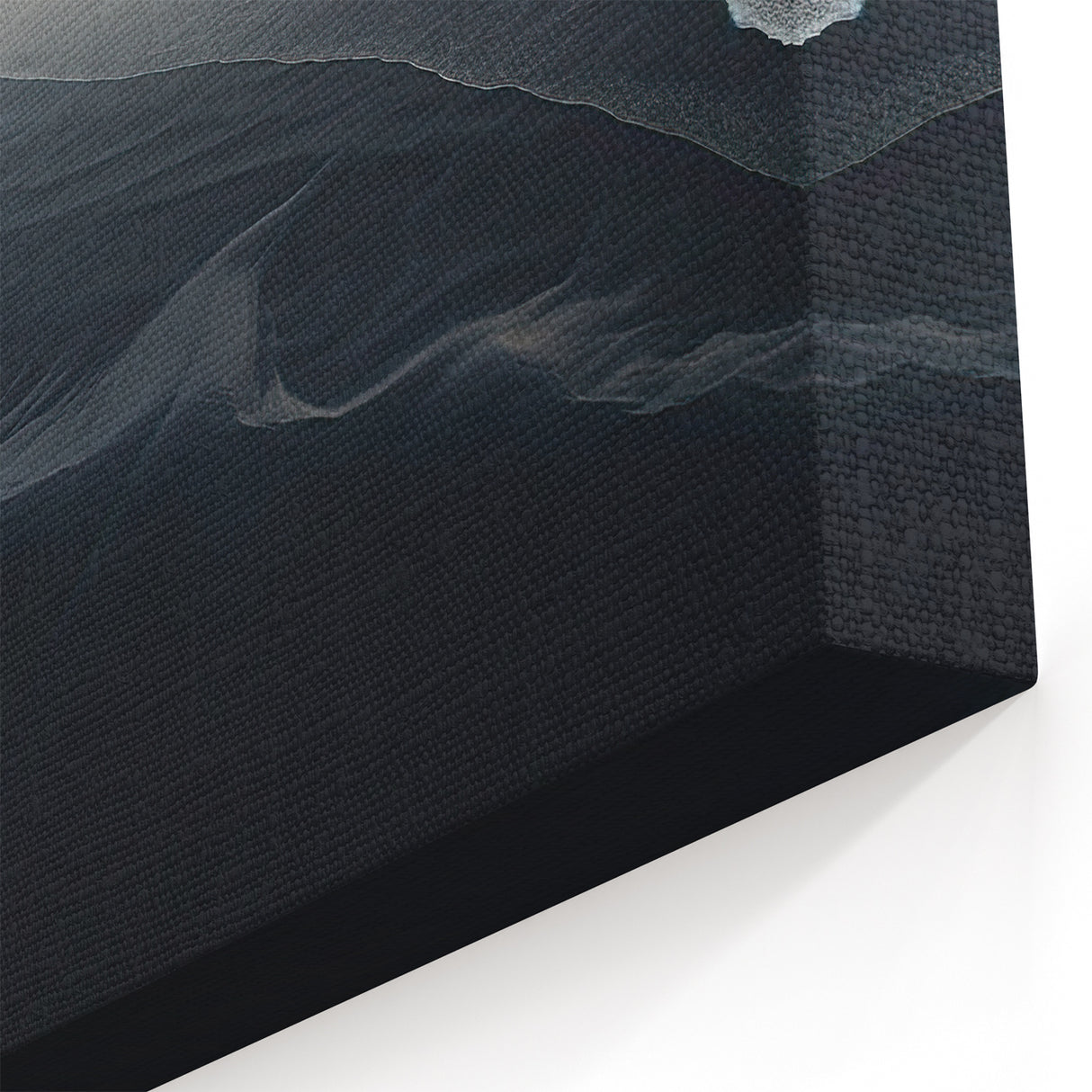 Dark Coastal Beach Wall Art – Moody Ocean Waves Seaside Print