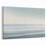 Minimalist Coastal Wall Art – Serene Ocean Horizon Beach Print