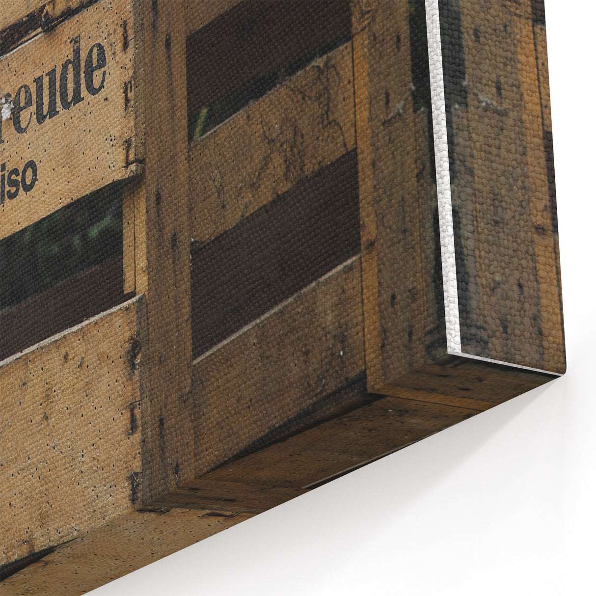 Vintage Wooden Crate - Rustic Wall Art Print