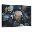 Seashell Close-Up Coastal Wall Art – Ocean-Themed Nature Print