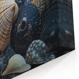 Seashell Close-Up Coastal Wall Art – Ocean-Themed Nature Print