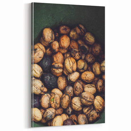 Rustic Wall Art - Vintage Farmhouse Decor with Natural Walnut Accents