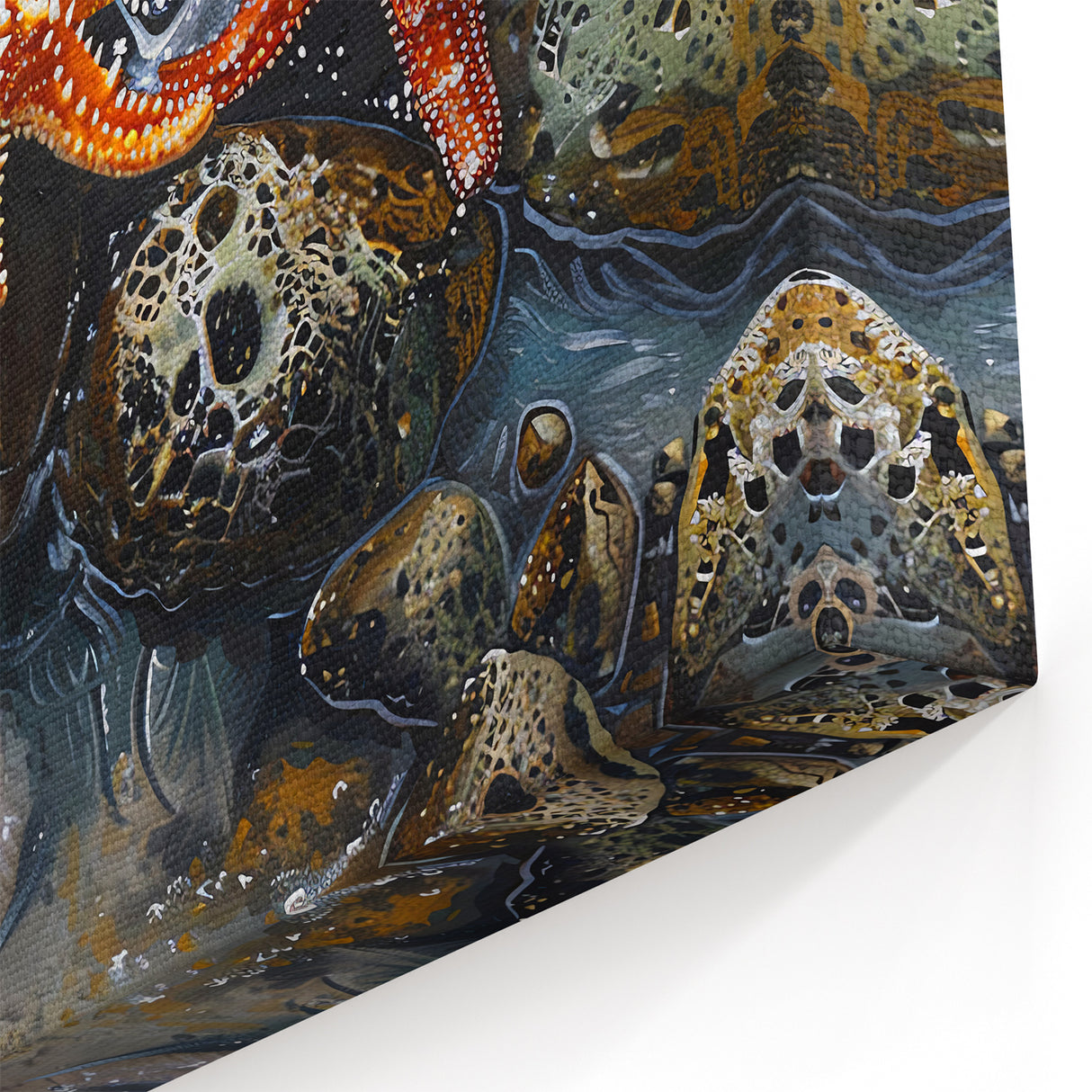 Coastal Wall Art – Starfish Ocean Art Prints for Nautical Home Decor