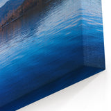 Adirondacks Landscape Prints – Autumn Lake Reflection with Mountain View