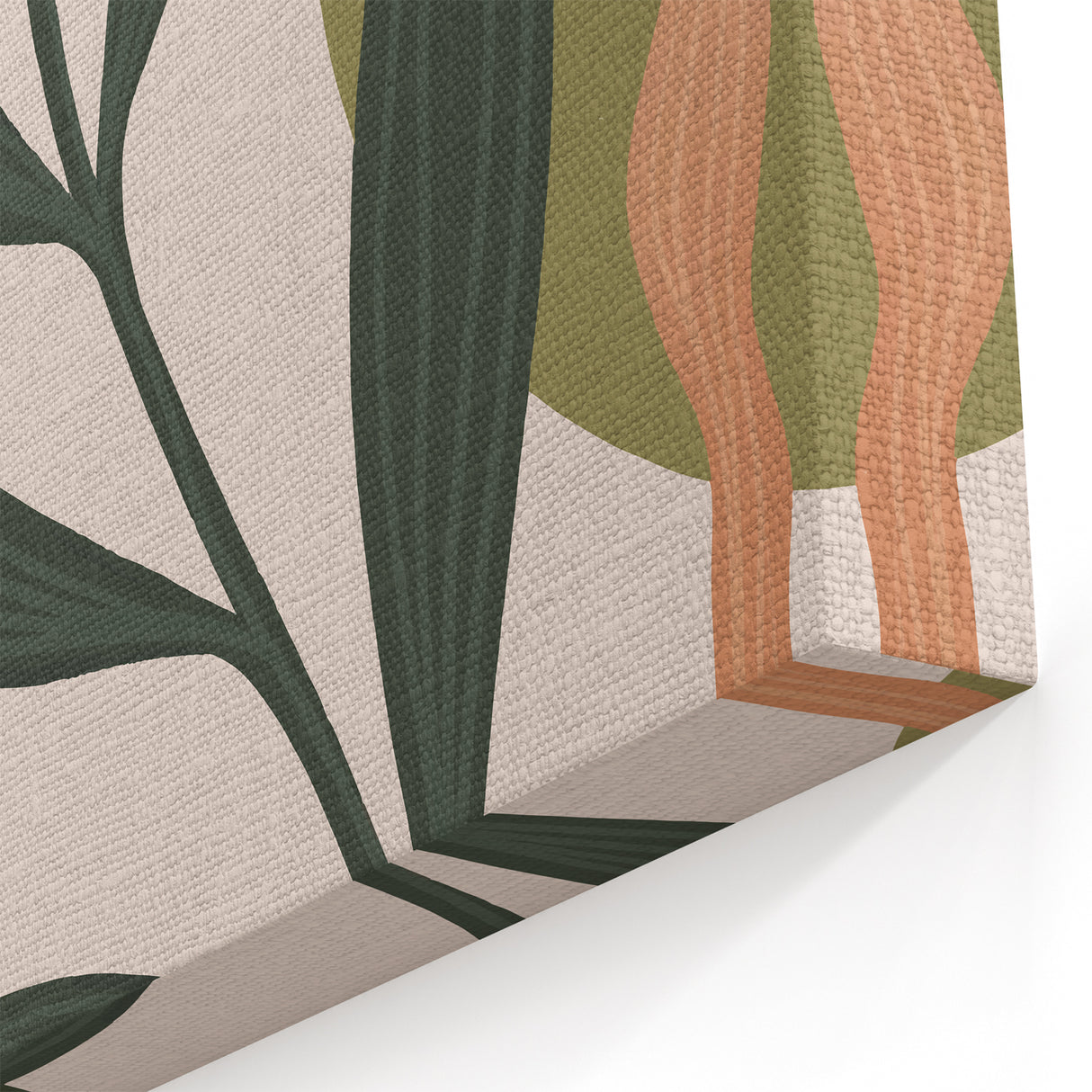 Bohemian Wall Art | Eclectic Boho Decor Canvas | Nature-Inspired Botanical Design