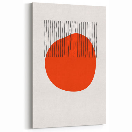 Bohemian Wall Art | Eclectic Boho Decor Canvas | Bold Minimalist Design