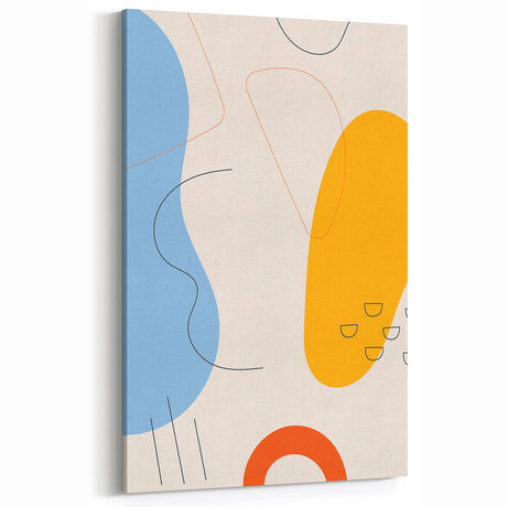 Bohemian Wall Art | Eclectic Boho Decor Canvas | Vibrant Abstract Design