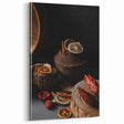 Rustic Wall Art - Dried Citrus & Wood Still Life, Farmhouse Decor Print