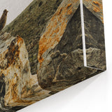 Rustic Wall Art - Bird on Rocks in Desert Landscape, Farmhouse Decor