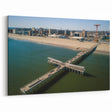 Aerial Coney Island Pier View - New York Beach Scenic Photography Art