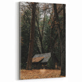 Rustic Wall Art - Cabin in the Woods, Farmhouse Decor, Cozy Nature Print
