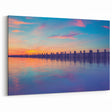 Long Island Scenic Prints – Tranquil Sunset Over Pier New York Beach Art