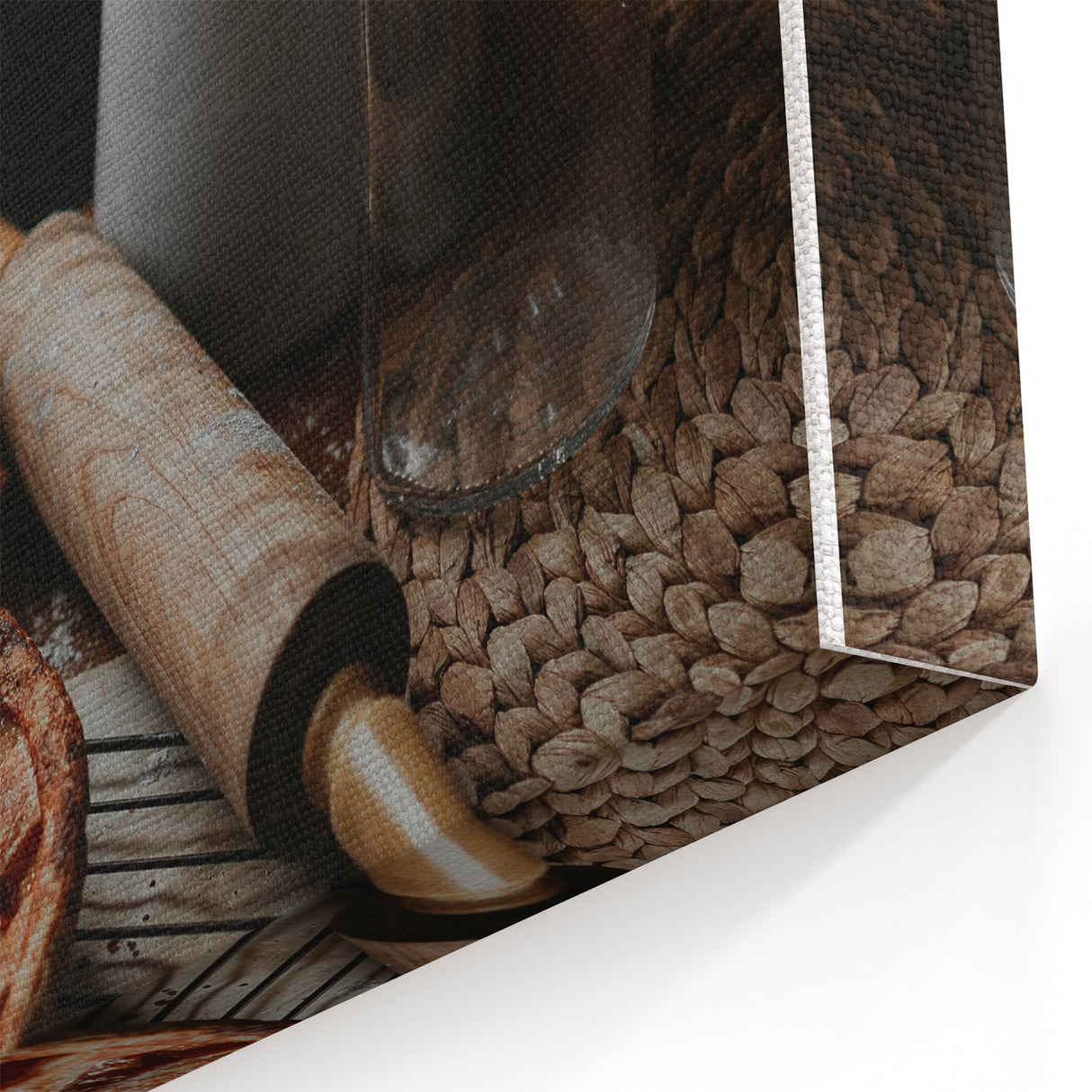 Rustic Wall Art - Homemade Pie and Kitchen Still Life for Farmhouse Charm