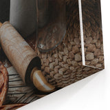 Rustic Wall Art - Homemade Pie and Kitchen Still Life for Farmhouse Charm
