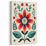 Nordic Art Prints | Bold Floral Scandinavian Wall Decor for Minimalist Homes