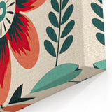 Nordic Art Prints | Bold Floral Scandinavian Wall Decor for Minimalist Homes