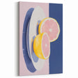 Modern Electric Citrus Art – Vibrant Electric Wall Art Canvas Print