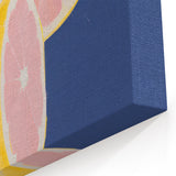 Modern Electric Citrus Art – Vibrant Electric Wall Art Canvas Print