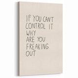 Minimalist Electric Control Quote Art – Modern Electric Wall Art Canvas