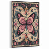 Scandinavian Butterfly Art | Nordic-Inspired Floral Wall Decor Print