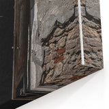 Rustic Art - Weathered Doorway of Abandoned Building Wall Decor
