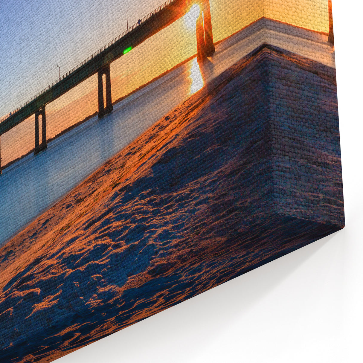 Fire Island Art – Robert Moses Bridge at Sunset Long Island Beach Prints