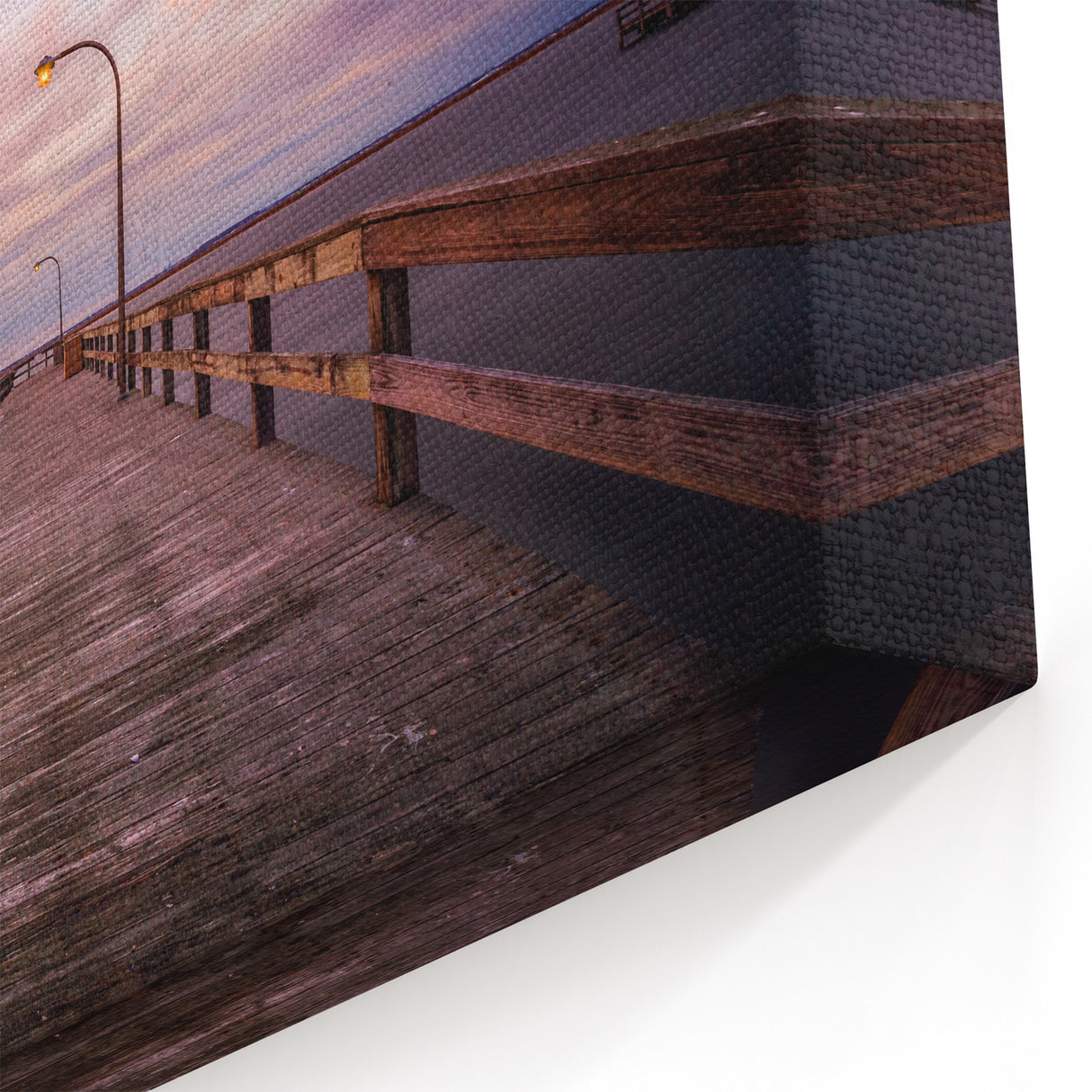 Long Island Wall Art – Serene Pier at Sunset New York Coastal Photography