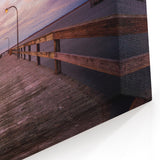 Long Island Wall Art – Serene Pier at Sunset New York Coastal Photography