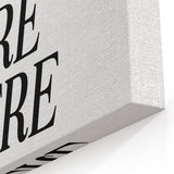 Electric Wall Art: Bold Black Typography 'You Are Here' for Modern Spaces