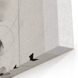 Electric Wall Art: Good Things Take Time Typography with Abstract Design