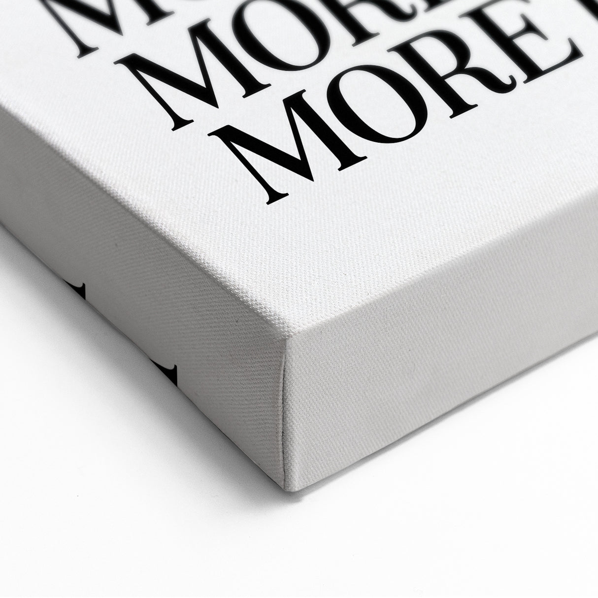 Electric Wall Art: Inspiring 'More Love, More Living' Typography Print