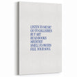 Electric Wall Art: 'Feel Your Soul' Motivational Typography Print