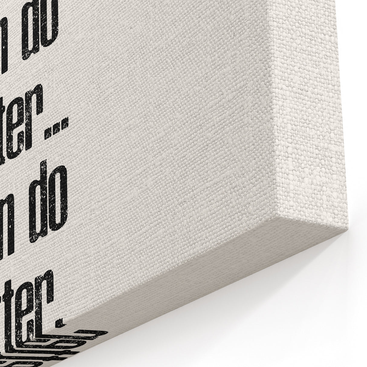 Electric Wall Art: Motivational 'Do Better' Typography for Inspiration