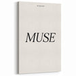 Electric Wall Art: 'Be Your Own Muse' Minimalist Motivational Print