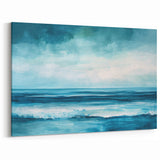 Ocean Serenity Coastal Wall Art | Beach-Themed Nautical Decor Print