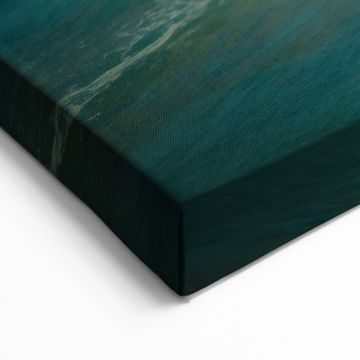 Beach-Themed Art – Sunlit Ocean Waves Coastal Wall Art for Nautical Décor